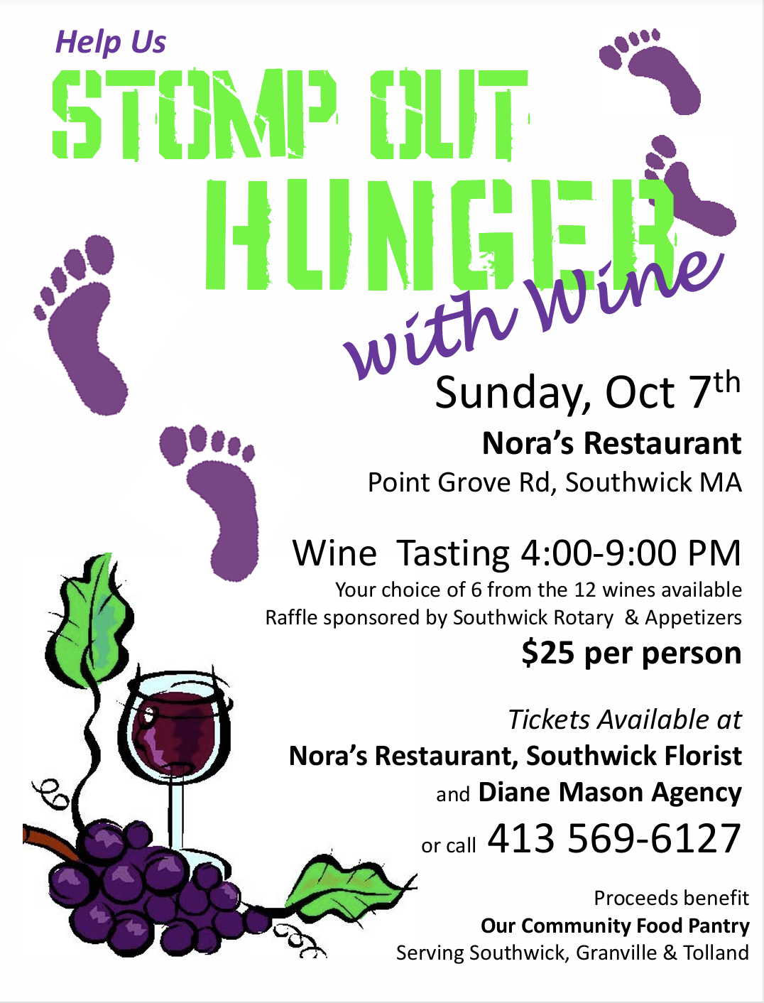 Stomp Out Hunger event campaign