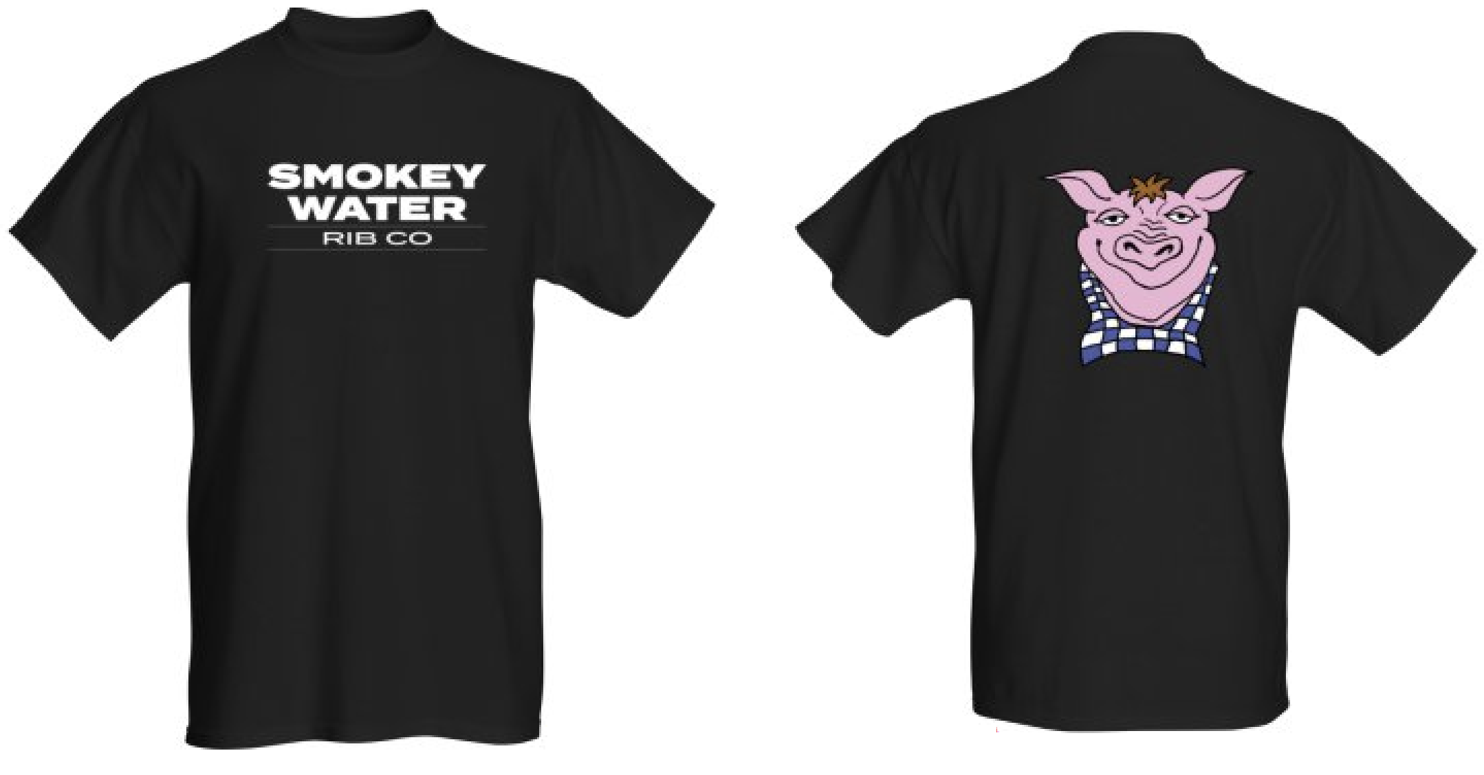 Smokey Water staff tees.